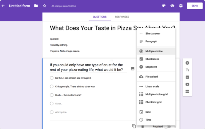 Formularze Google Narzędzie do tworzenia ankiet Formularze Google